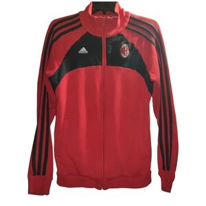 Adidas Red and Black Track Jacket